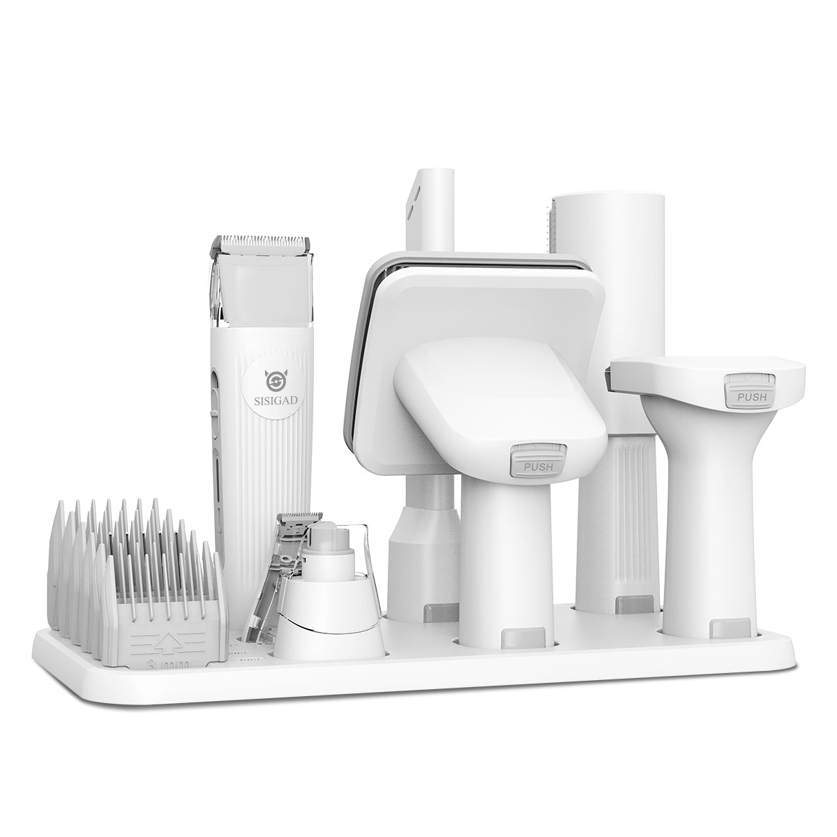 SISIGAD Pet Grooming Kit & Vacuum for Dogs / Cats | Vacuum for Pet Hair