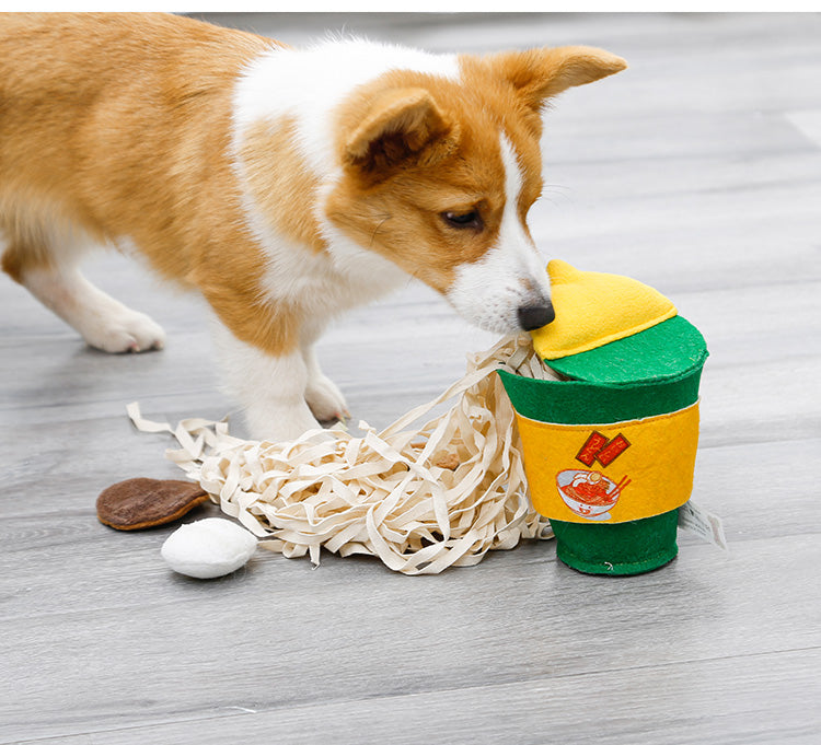 Noodle Cup Dog Toy