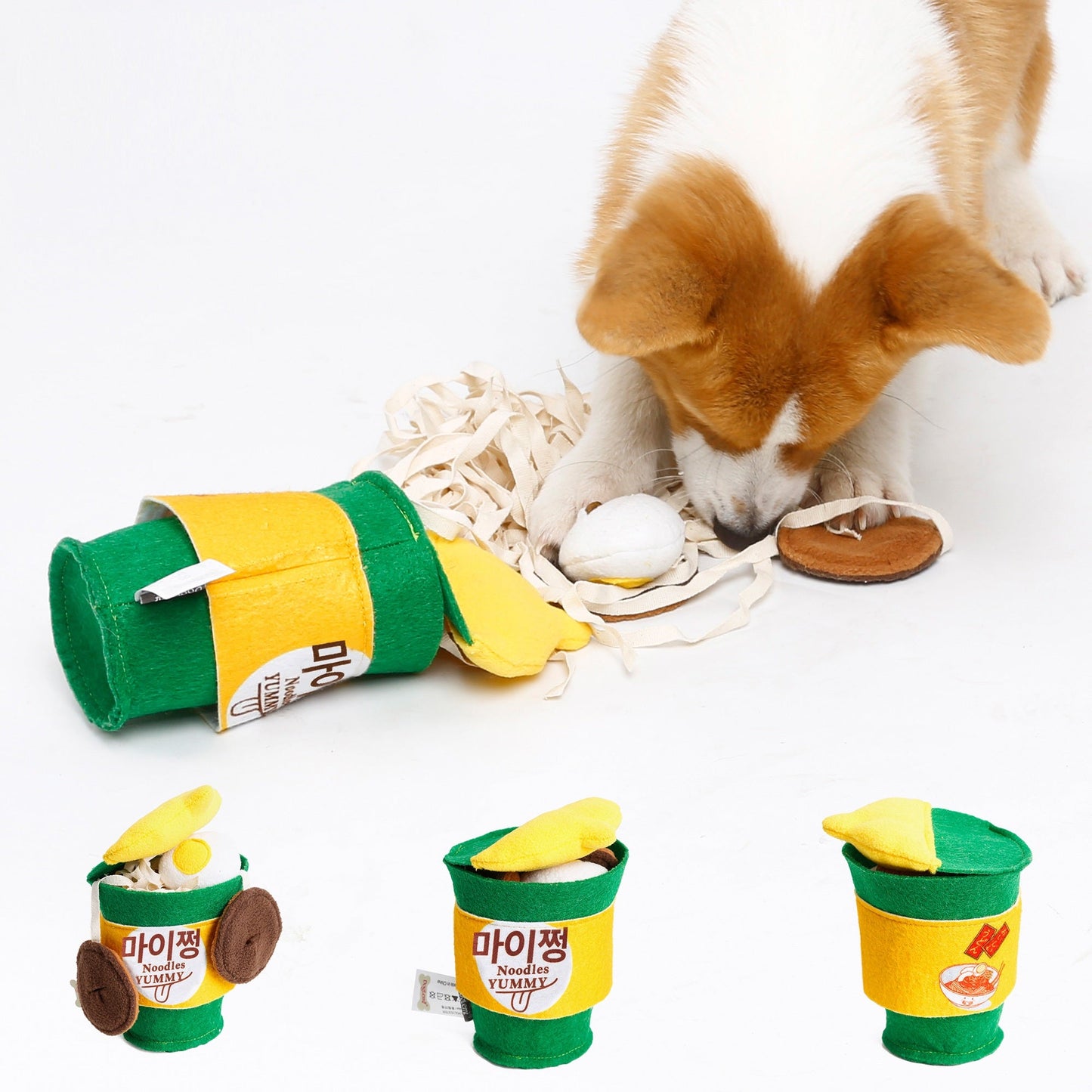 Noodle Cup Dog Toy