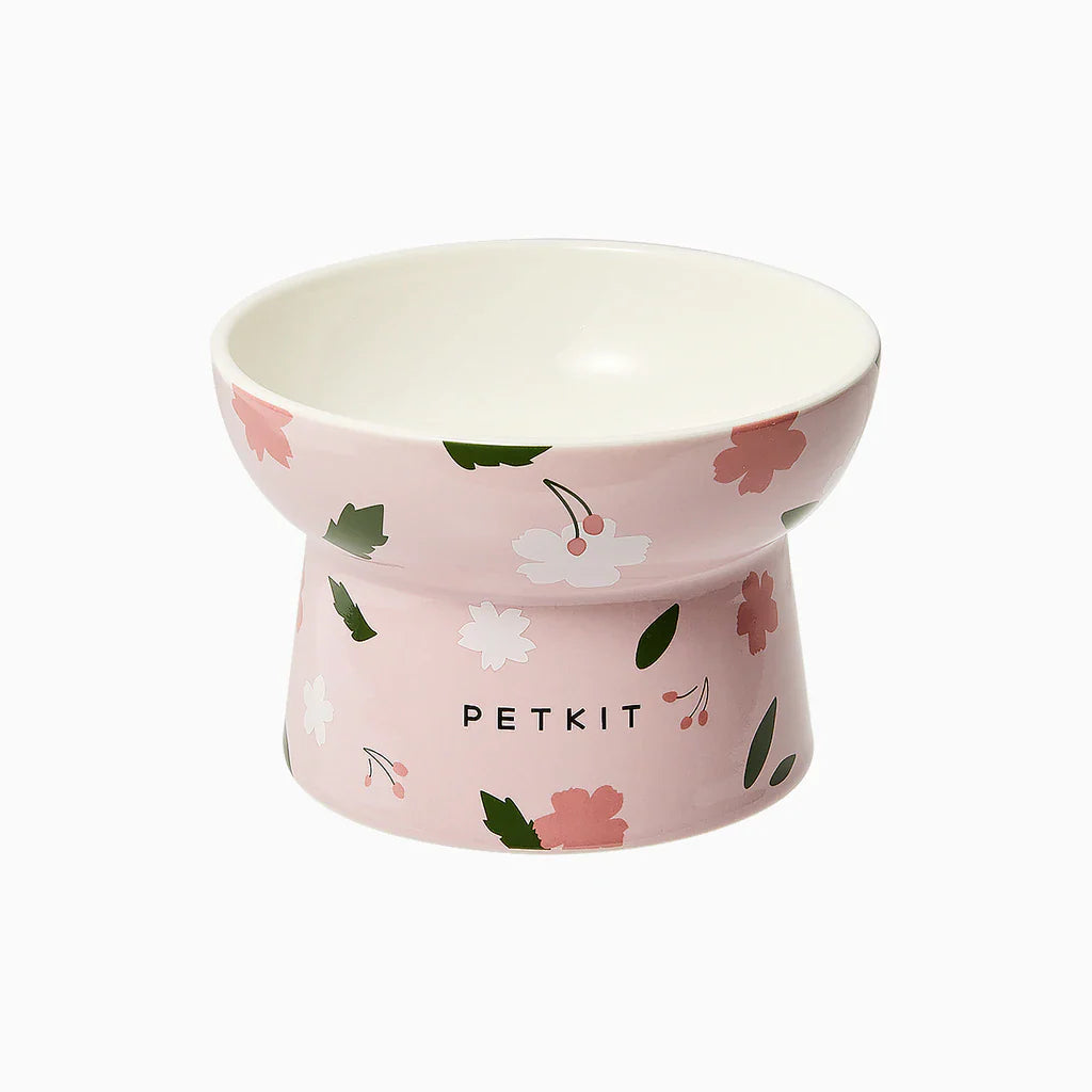 Japanese Style Ceramic Food Bowls for Cat and Dog (Large)