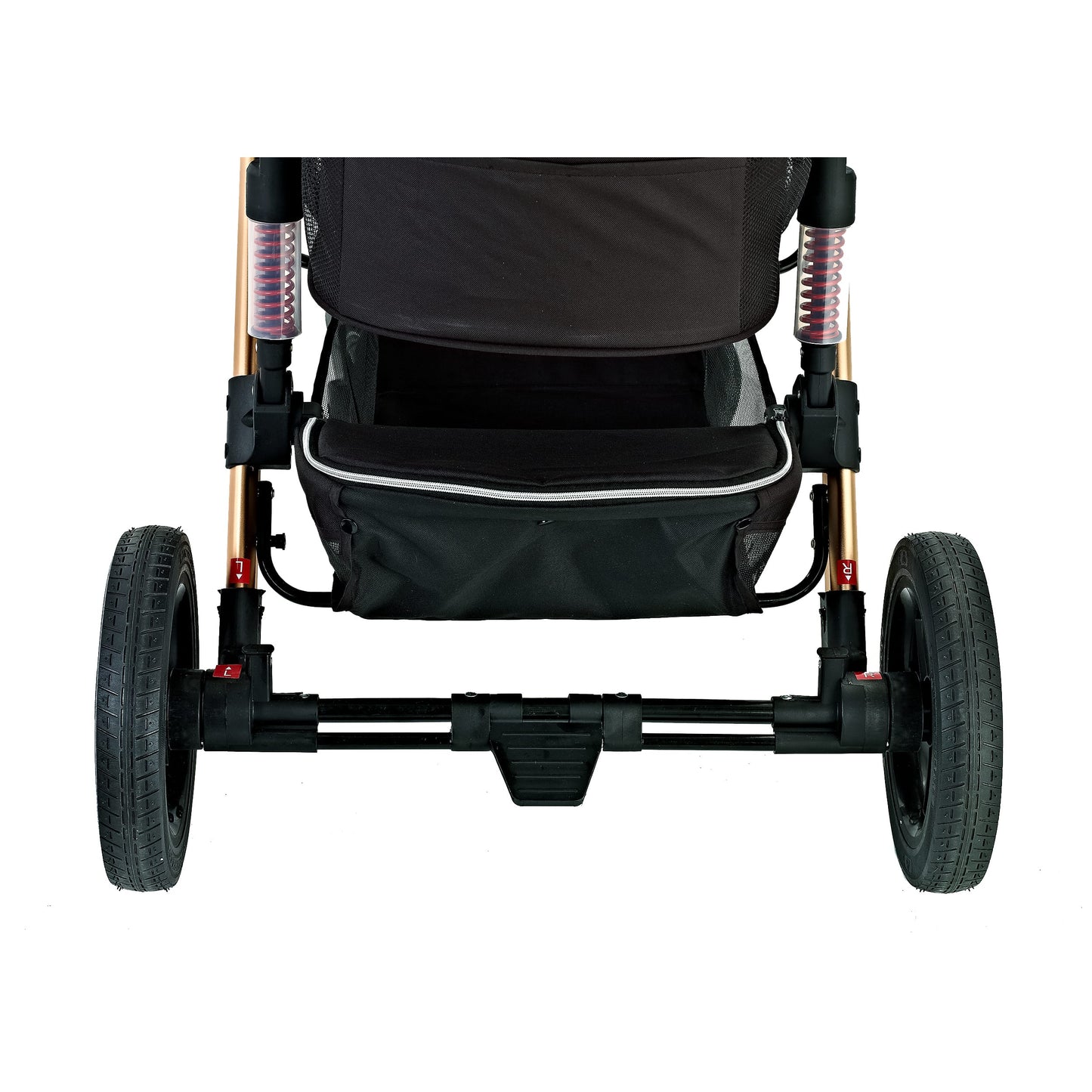 "Monza Luxury 3-in-1 Travel Pet Stroller: Ultimate Convenience for Small/Medium Dogs & Cats - Detachable Carrier, Pump-Free Tires, Aluminum Frame!"