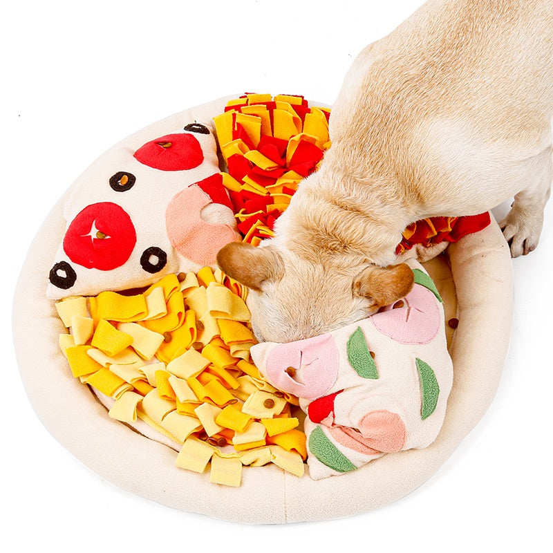 Pizza Design Dog Snuffle Mats