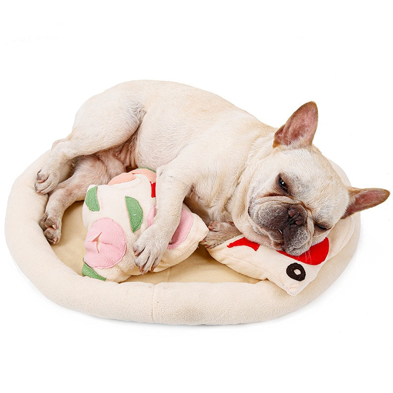 Pizza Design Dog Snuffle Mats