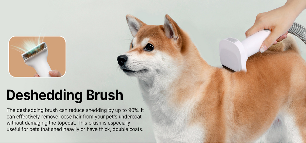 SISIGAD Pet Grooming Kit & Vacuum for Dogs / Cats | Vacuum for Pet Hair