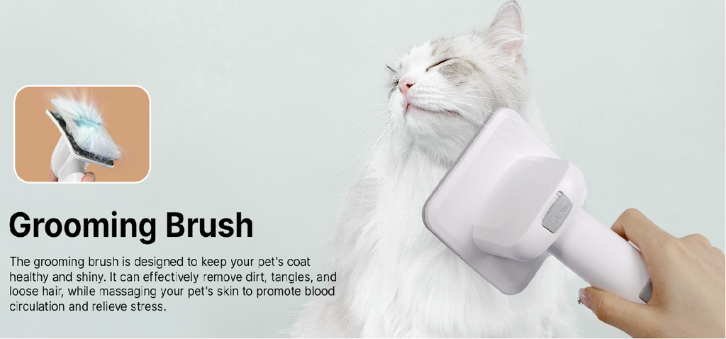 SISIGAD Pet Grooming Kit & Vacuum for Dogs / Cats | Vacuum for Pet Hair