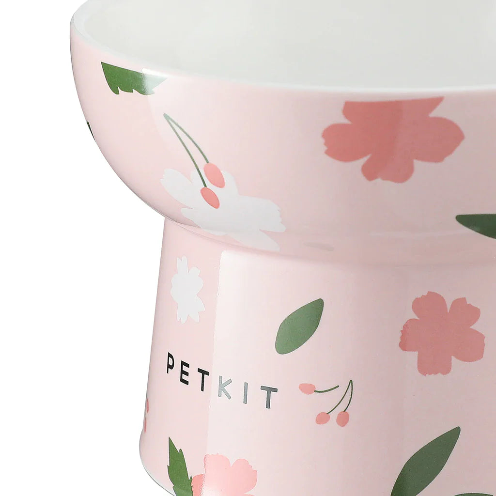 Japanese Style Ceramic Food Bowls for Cat and Dog (Large)