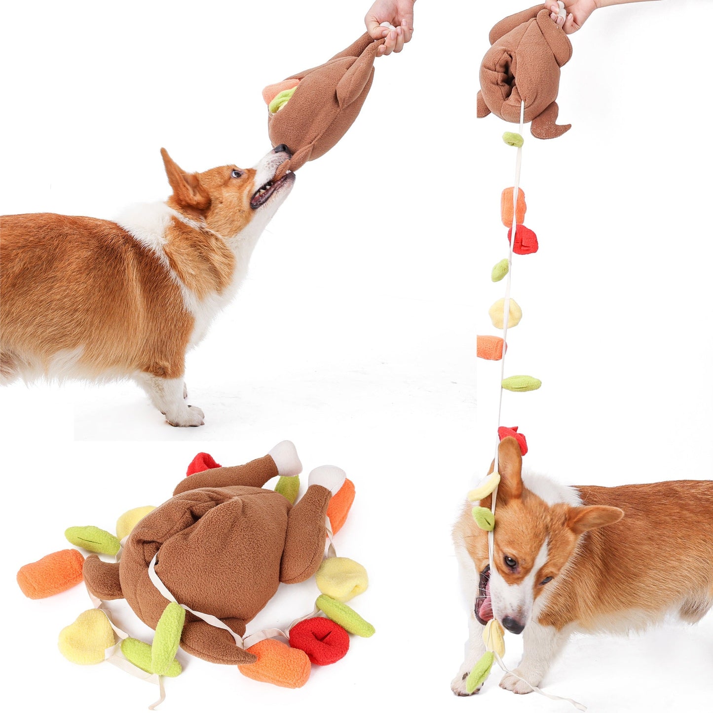 Fry Chicken IQ Dog Toy