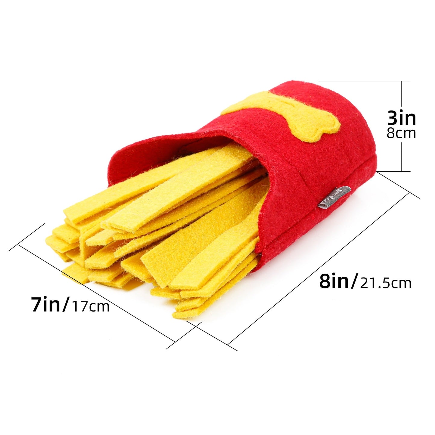 Dog Snuffle Toys French Fries