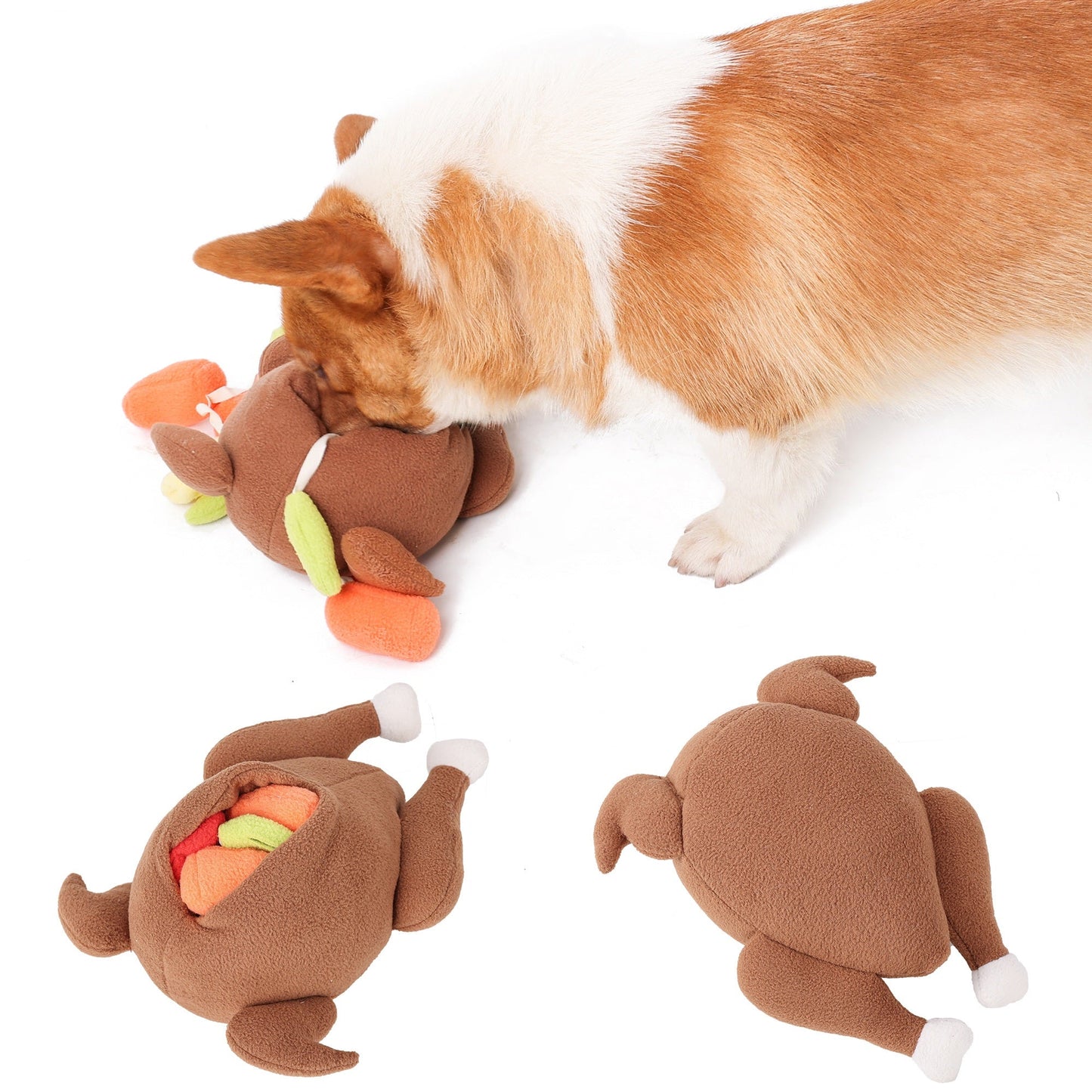 Fry Chicken IQ Dog Toy