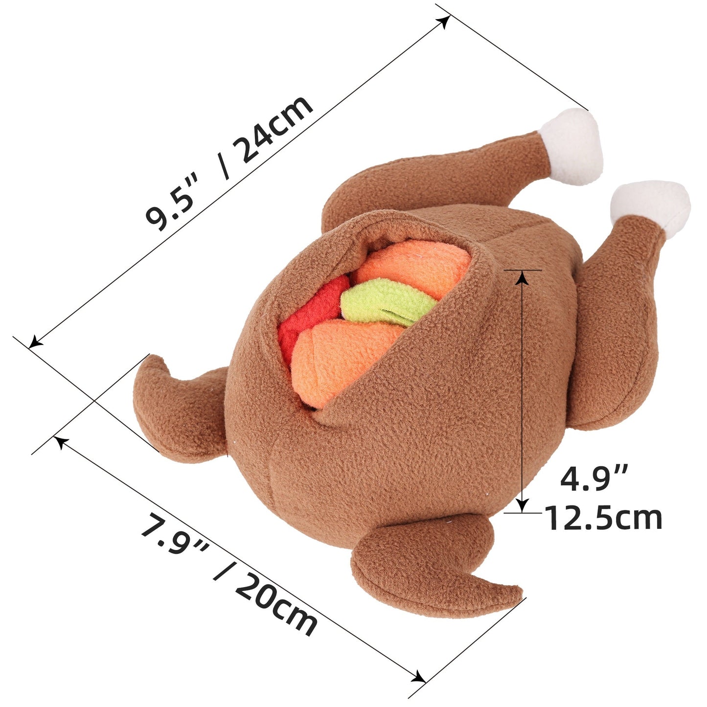 Fry Chicken IQ Dog Toy