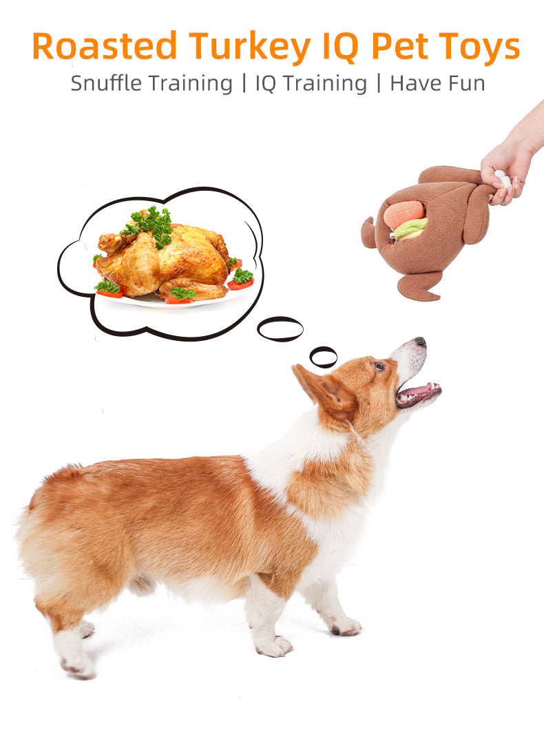 Fry Chicken IQ Dog Toy