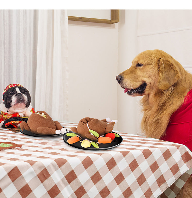 Fry Chicken IQ Dog Toy
