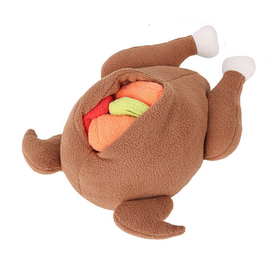 Fry Chicken IQ Dog Toy