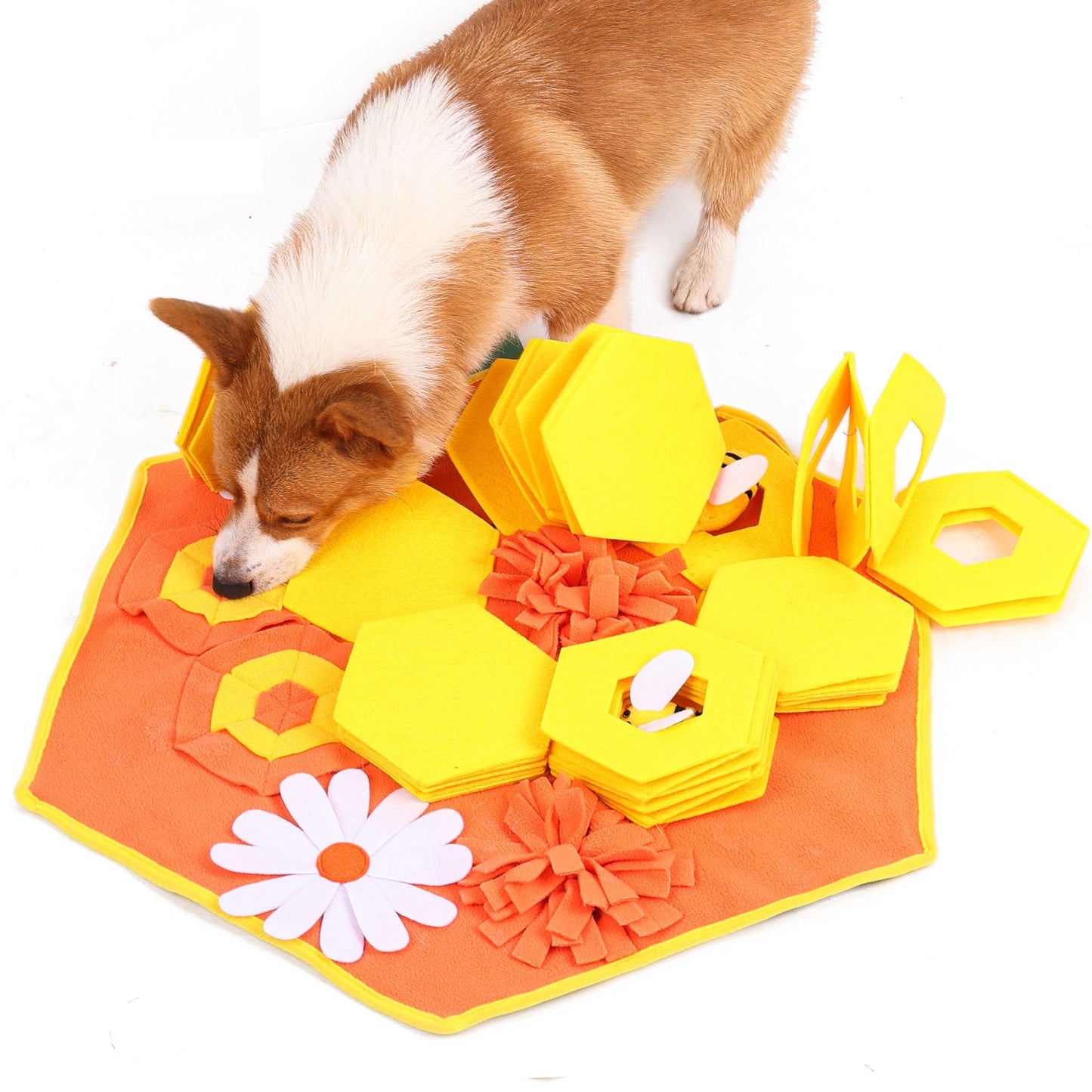 Pet Snuffle Puzzle Honeycomb Mat