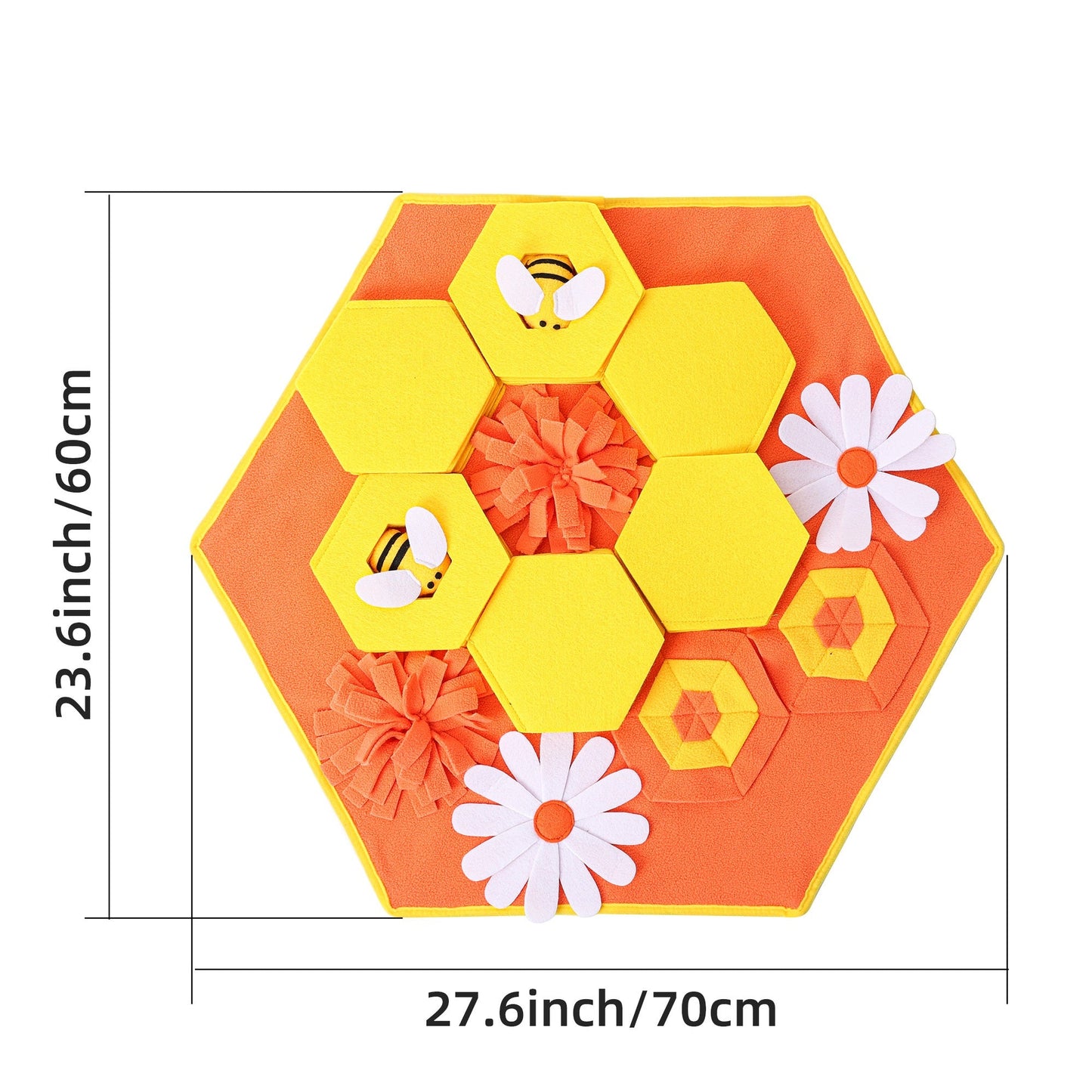 Pet Snuffle Puzzle Honeycomb Mat