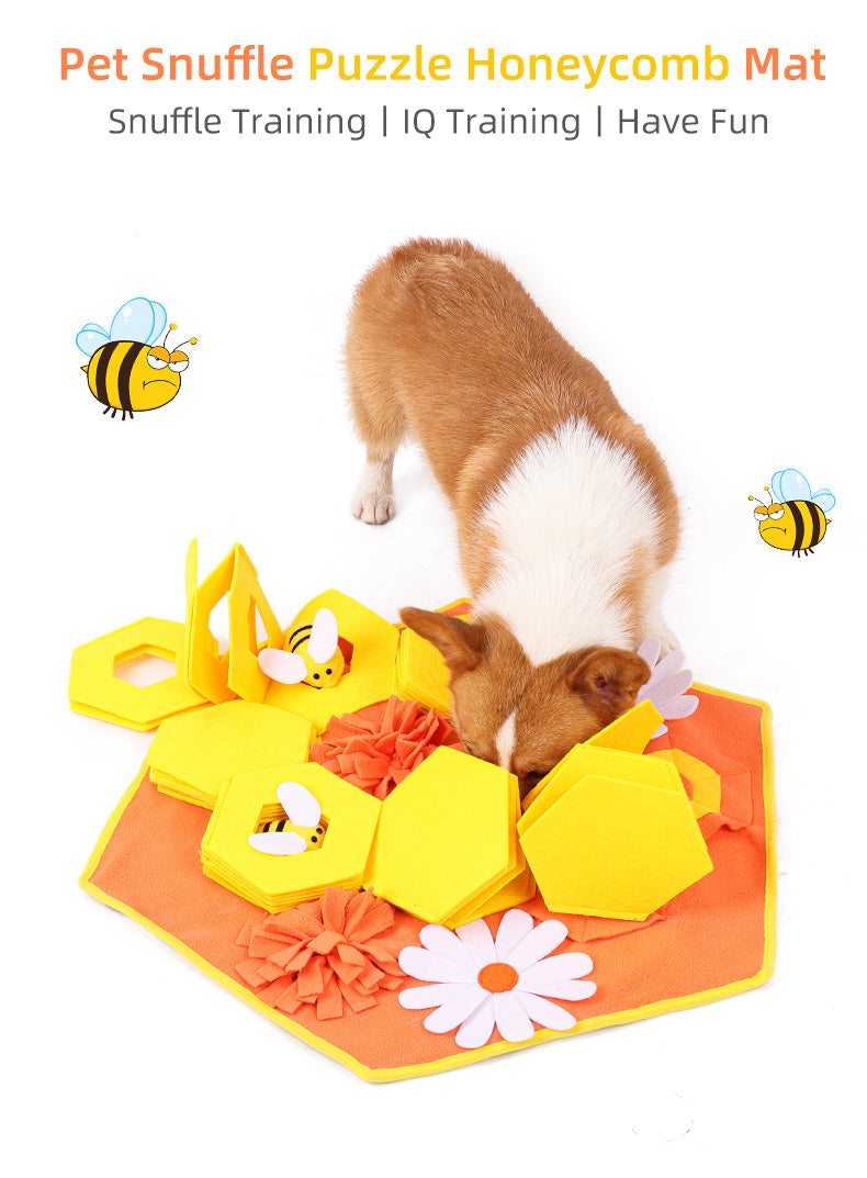 Pet Snuffle Puzzle Honeycomb Mat