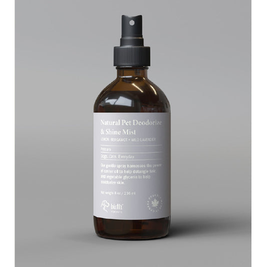 Birth® Natural Pet Deodorize & Shine Mist (lemon, bergamot + wild lavender)